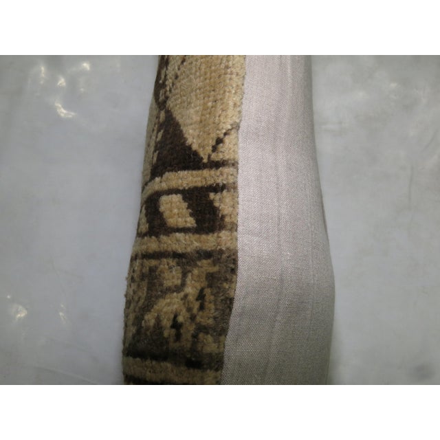 Contemporary Tribal Antique Ersari Rug Bolster Pillow For Sale - Image 3 of 5