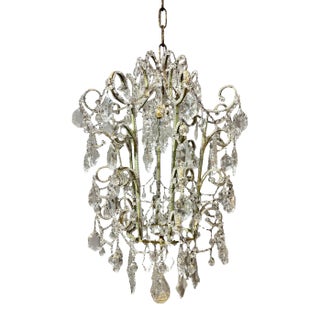 1950s Mid-Century Italian Chandelier For Sale
