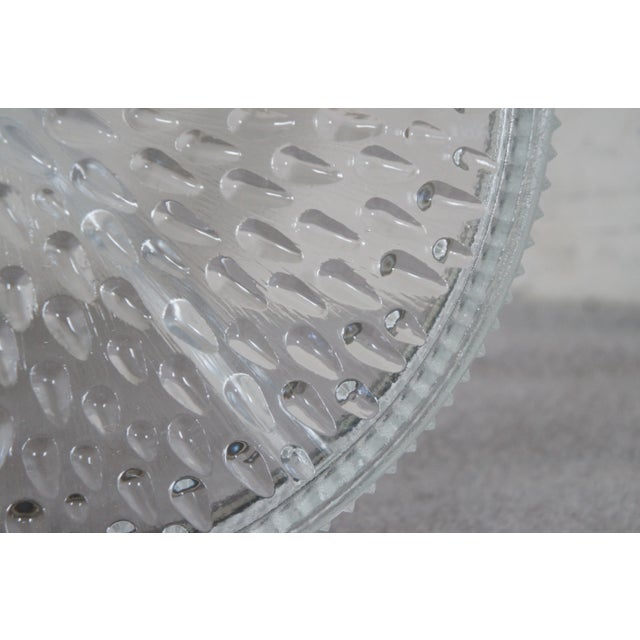 Metal Vintage English Silver Plate Pressed Glass Divided Relish Compote Dish For Sale - Image 7 of 11