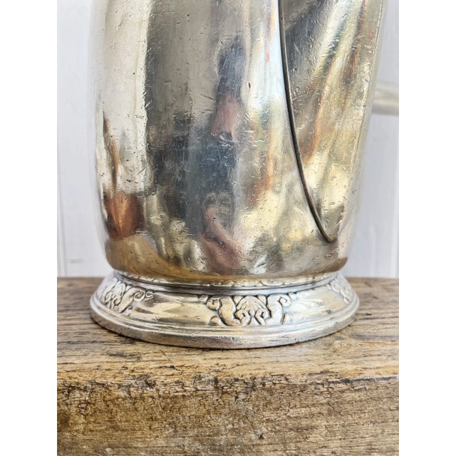 1931 Silver Plated Waldorf Astoria Hotel Side Handle Coffee Pot Chairish