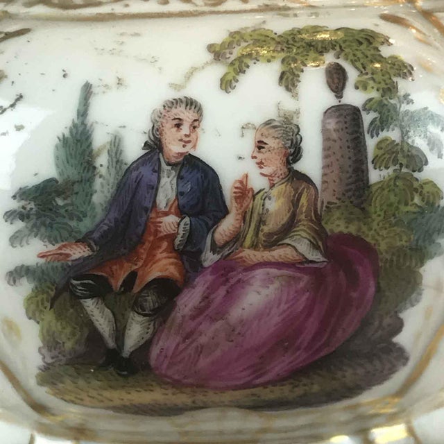 Antique German Porcelain Incense Burners, 1800s, Set of 2 For Sale - Image 5 of 15