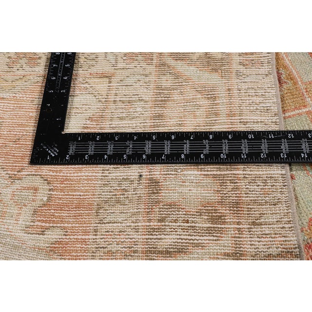 Textile Vintage Turkish Oushak Rug, 04'07 X 09'06 For Sale - Image 7 of 10