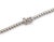 Contemporary Diamond Drop Necklace 14k White Gold Lariat Style Estate 1.00ct For Sale - Image 3 of 4