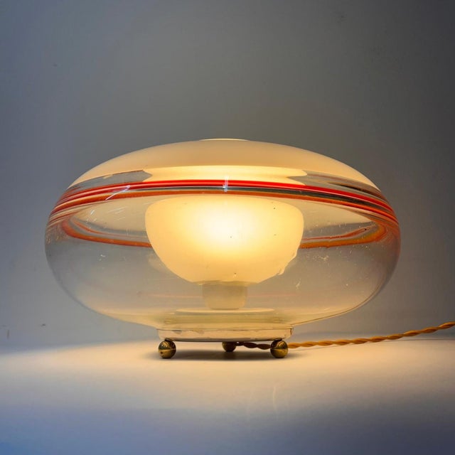 Table Lamps in Layered and Shaded Murano Glass from Leucos, Italy, 1970s, Set of 2 For Sale - Image 6 of 13