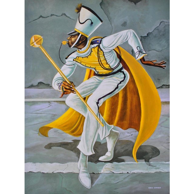 Ernie Barnes, The Drum Major, Signed Serigraph For Sale - Image 6 of 10
