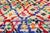 Late 20th Century Vintage Azilal Boucherouite Moroccan Rug, 04'08 X 09'01 For Sale - Image 5 of 10