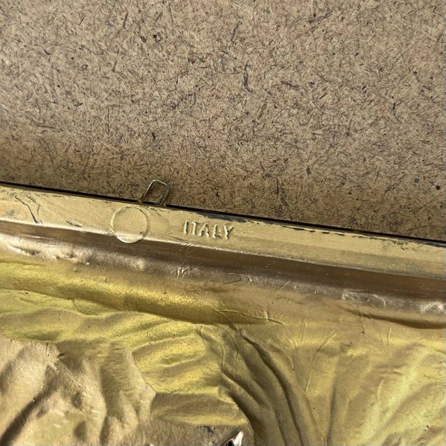 Vintage Italian Gilt Sunburst Mirror For Sale - Image 6 of 7