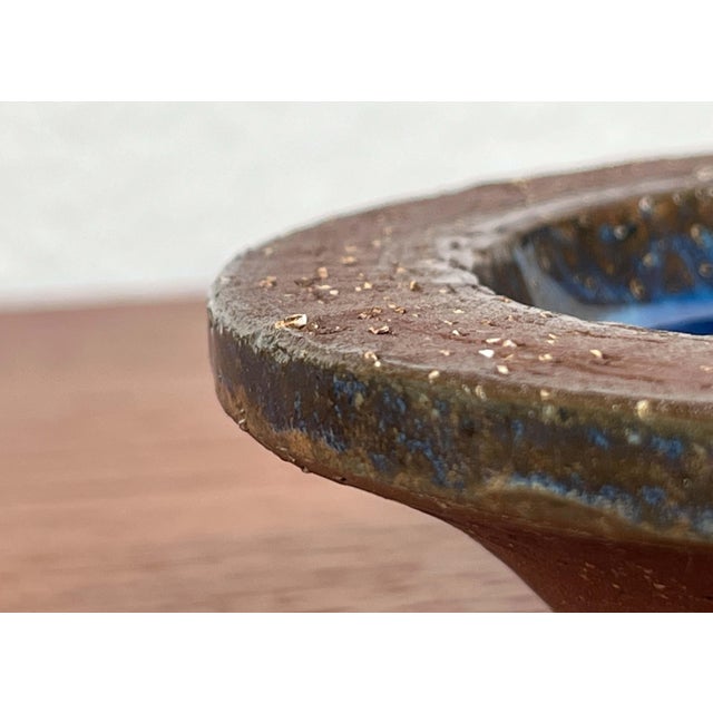 Mid-Century Modern Danish Studio Pottery Candleholder from Michael Andersen Keramik, Bornholm, 1960s For Sale - Image 9 of 14