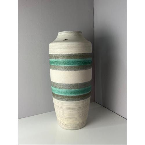 Floor Vase in Turquoise Grey from Bay Keramik For Sale - Image 11 of 11