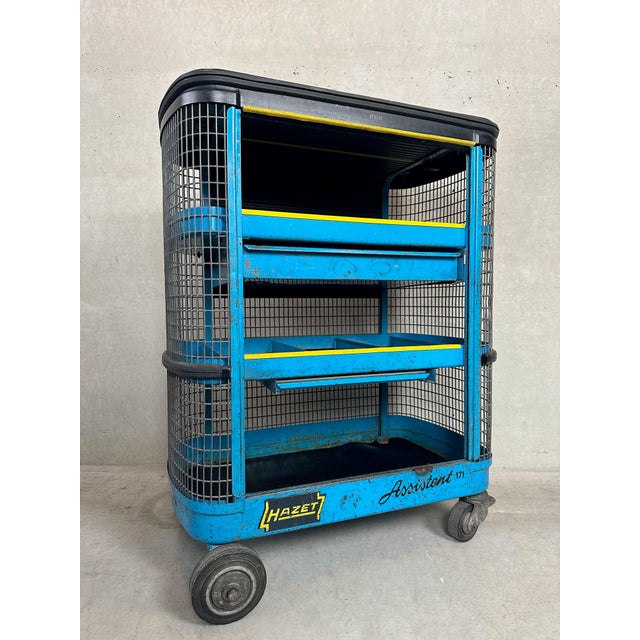 Vintage Industrial Trolley in Metal, 1960s For Sale - Image 18 of 18
