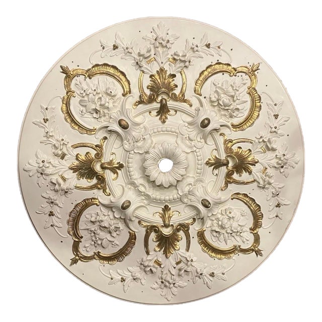 1oak 24k Gold Ceiling Medallion For Sale