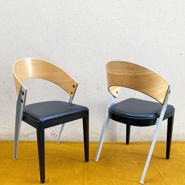 Set of Swiss Dining Chairs from Horgen-Glarus Ag Møbelfabrik, 1960s, in Good conditions. Designed 1980 to 1989 This piece...