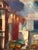 Blue Post-Impressionist Pastel Cityscape of San Francisco, Signed For Sale - Image 8 of 12