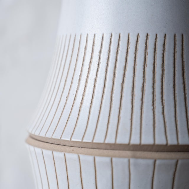 1950s Monumental Martz Studio Ceramic Lamp, 1950s For Sale - Image 5 of 9