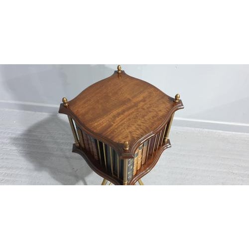 Vintage Revolving Bookcase For Sale - Image 5 of 9