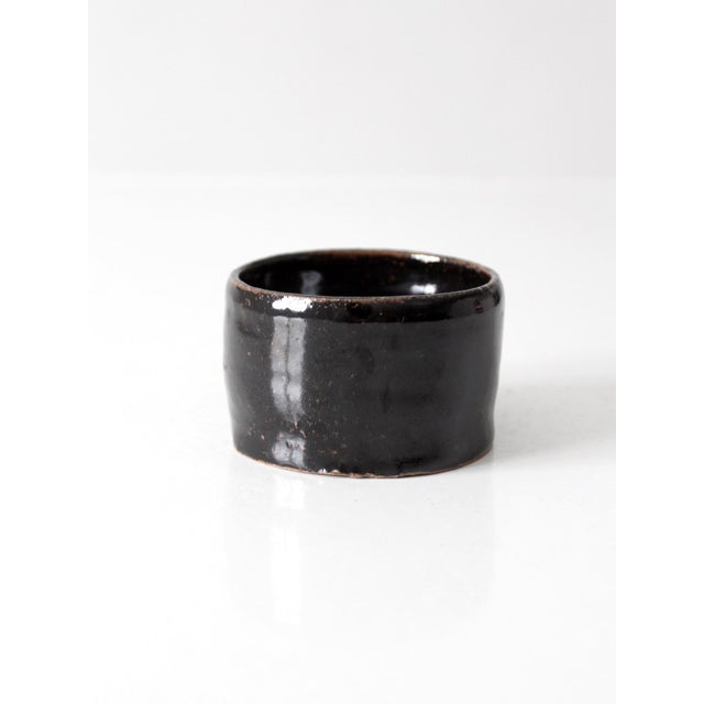 Ceramic Vintage Handmade Studio Pottery Bowl For Sale - Image 7 of 9