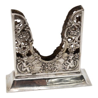 1920s Sterling Silver Venetian Art Deco Cigarette Holder For Sale
