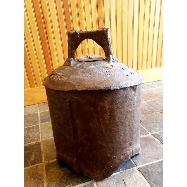 Large Chinese Bronze Bonsho (Hanging Temple Bell) For Sale - Image 4 of 5