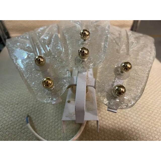 Murano Glass Leaf Sconces, Set of 2 For Sale - Image 9 of 10