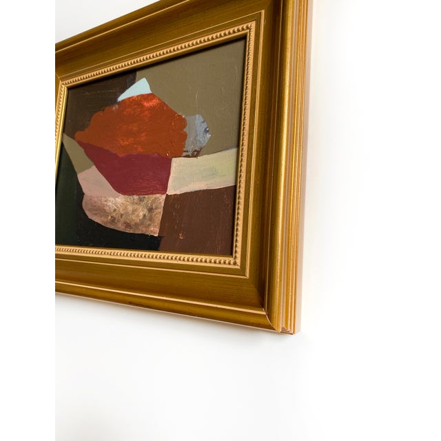Abstract "Elemental" 2026 Framed Mixed Media Painting by Jessalin Beutler For Sale - Image 3 of 4