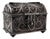 Small Silver Filigree Jewelry Box For Sale