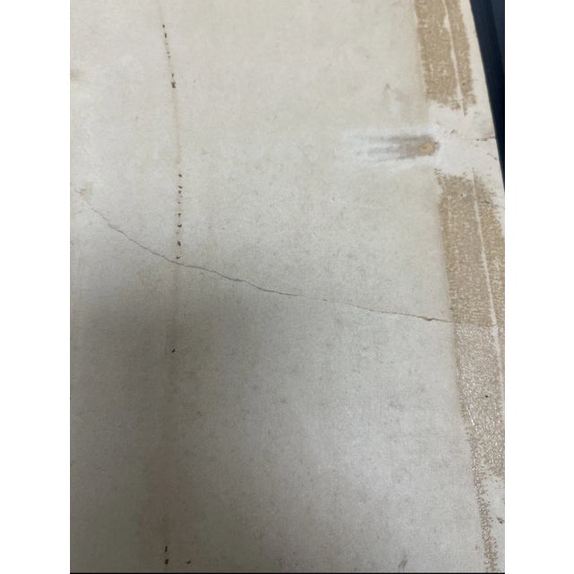 1960s Jose Maria De Servin Original Midcentury Mexican Folk Art Painting, Sombrero + Watermelon For Sale - Image 9 of 11