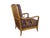 Wood & Purple Fabric Armchair attributed to Paolo Buffa, 1950s For Sale - Image 4 of 12
