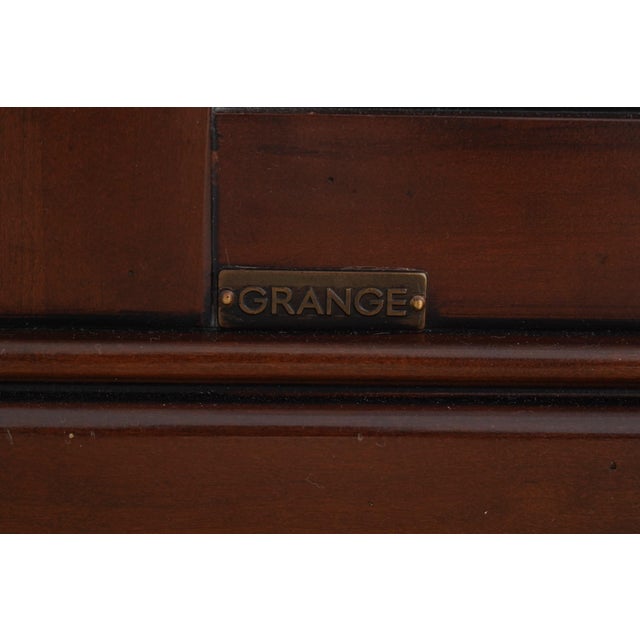 Grange French Empire Style Cherry Jewelry Display Cabinet For Sale - Image 11 of 12