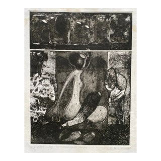 1984 Fossilized Images Modern Etching For Sale