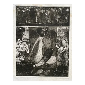 1984 Fossilized Images Modern Etching