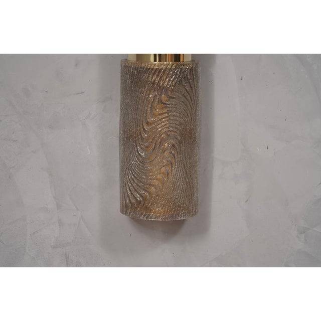 Murano Art Glass and Brass Wall Light, 2000 For Sale - Image 4 of 8