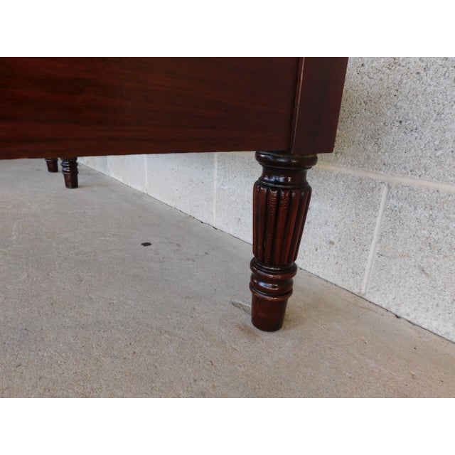 Antique Flame Mahogany Chippendale Style Bell Flower Finial Poster Beds - A Pair For Sale - Image 12 of 18