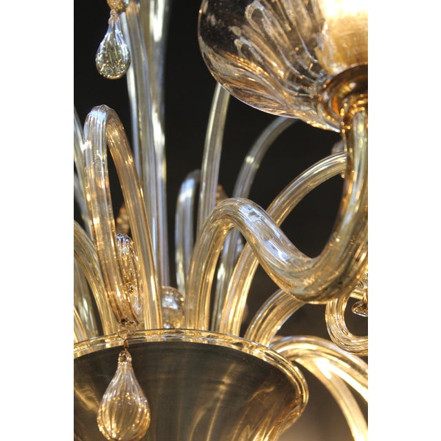 Murano Chandelier from Venini, 1920s For Sale - Image 11 of 14