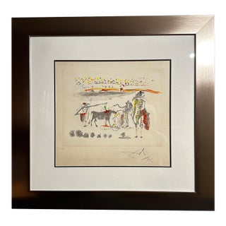 1970s Salvador Dali Tauramachi Surrealiste the Parrots For Sale