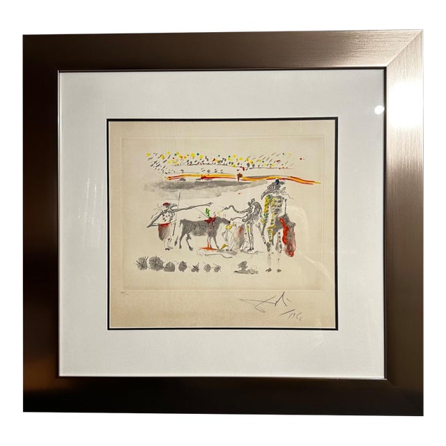 1970s Salvador Dali Tauramachi Surrealiste the Parrots For Sale