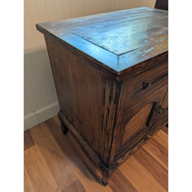 White Furniture 1950s White Furniture Nightstand For Sale - Image 4 of 5