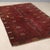 Red Middle Eastern Bukhara Rug in Wool For Sale - Image 8 of 8