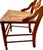 Antique Eastlake Victorian Walnut Dining Side Hall Accent Chair W Cane Seat For Sale - Image 10 of 16