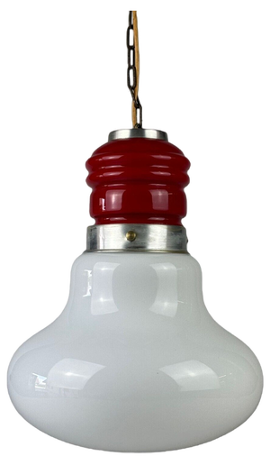 Space Age Murano Glass Ceiling Lamp from Mazzega, Italy, 1970s