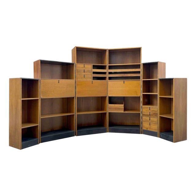 Modular Bookshelf by Afra and Tobia Scarpa for Cassina, Japan, 1971 For Sale