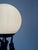 Art Nouveau Figurative Table Lamp with Etched Glass Globe, 1910 For Sale - Image 3 of 8