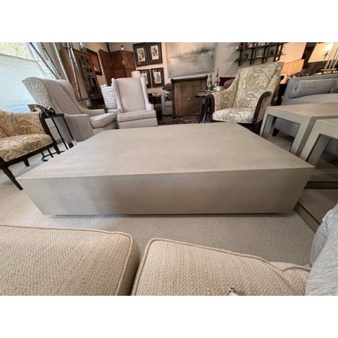 2020s Restoration Hardware Graydon Shagreen Large Coffee Table For Sale - Image 5 of 11