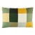 Schumacher Embroidered Tile Pillow 20"x14" in Green For Sale