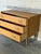 Wood Solid Oak Three-Drawer Dresser With Scalloped Side Panels Danish Mid-Century Modern 1970s For Sale - Image 7 of 11