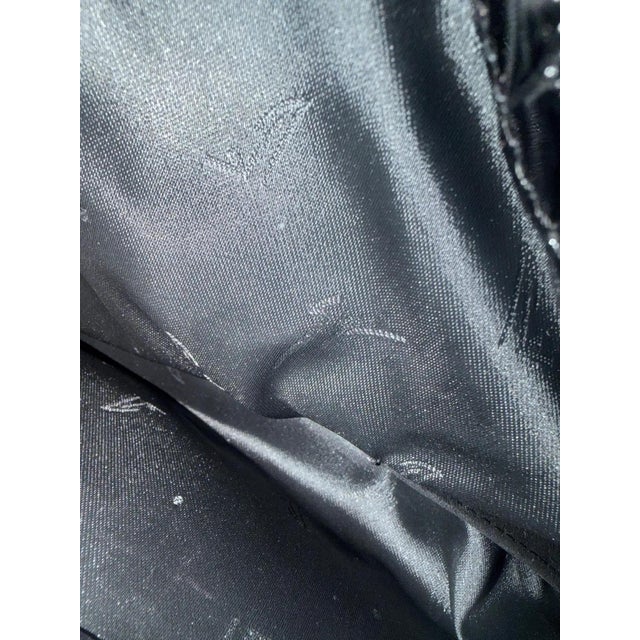 A 1990s Century Black Plastic Huge Italian Tote Bag by Zanotti Giuseppe For Sale - Image 13 of 14