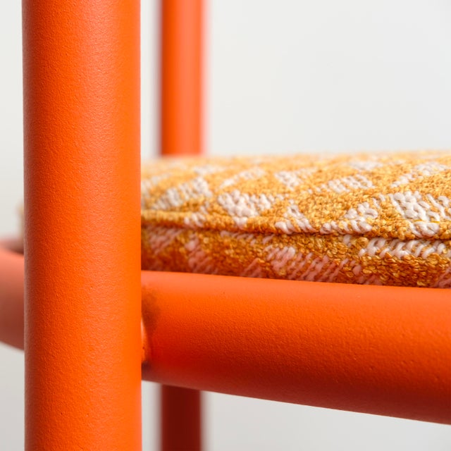 Orange Locus Solus Armchairs by Gae Aulenti for Poltronova, Italy, 1967, Set of 6 For Sale - Image 6 of 18