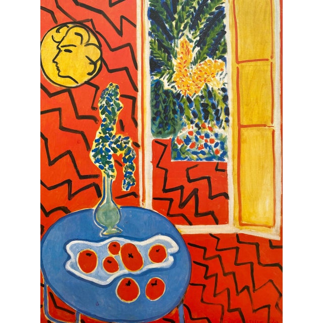 MATISSE,'LE GRAN INTERIEUR ROUGE,1948 ',RARE AUTHENTIC 1989