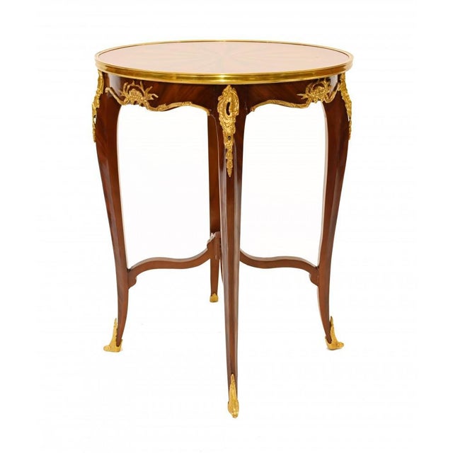 Empire Side Tables with Occasional Lamps, France, Set of 2 For Sale - Image 7 of 8