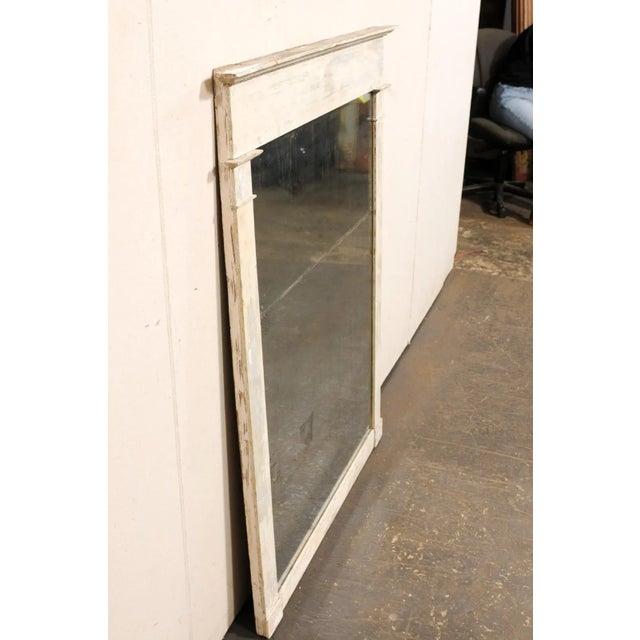 Wood 19th Century French Wall Mirror with Original Glass For Sale - Image 7 of 11