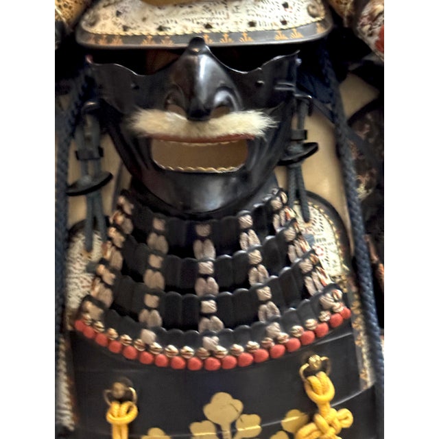 Showa-Period Japanese Samurai Armor (Yoroi), with Paulownia Crest, Post-WWII For Sale - Image 12 of 18